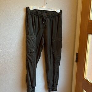 Banana Republic Olive Green Cargo Jogger Style.